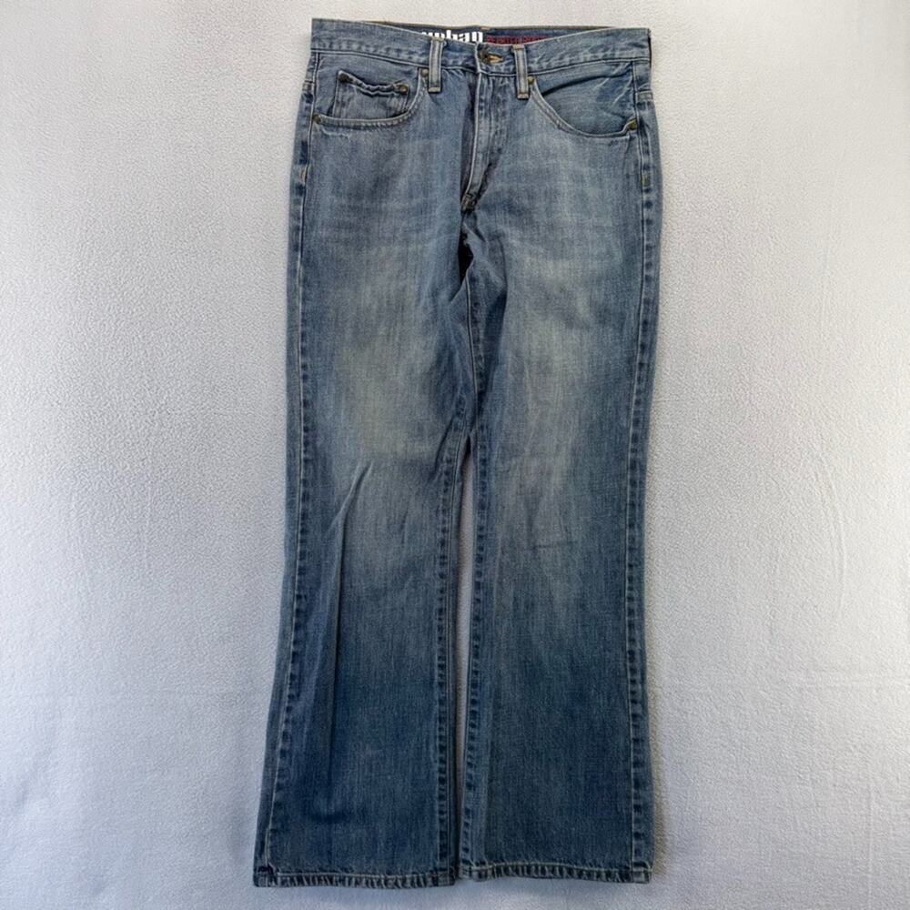 Vintage Urban Pipeline Jeans men's 30x32 fit 30x31 Blue Relaxed Bootcut Boot y2k